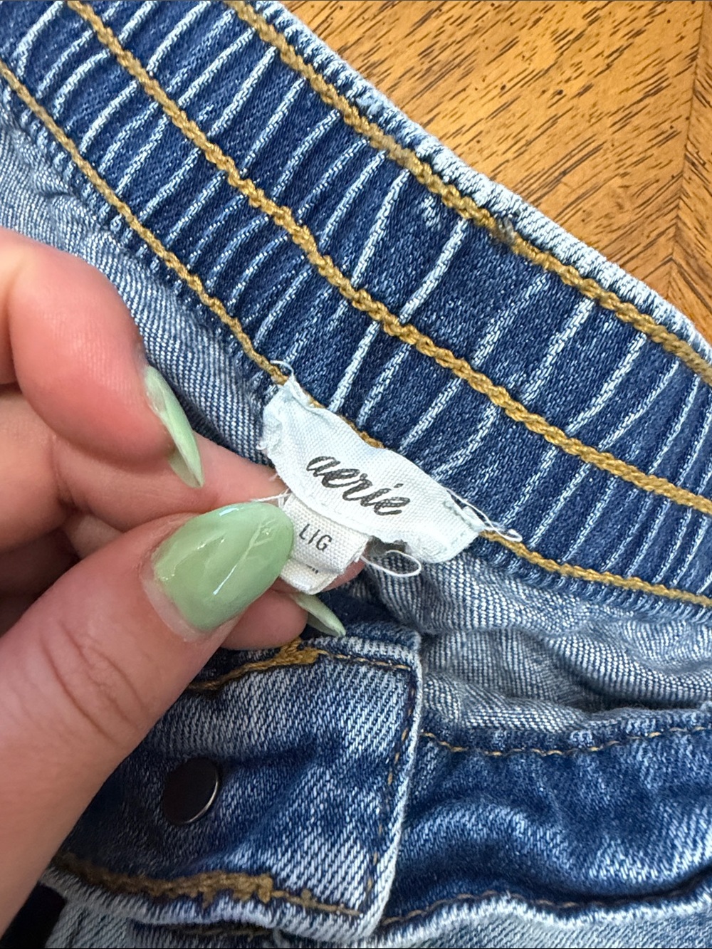 Aerie Day Dream Denim Shorts - Picture 5 of 6